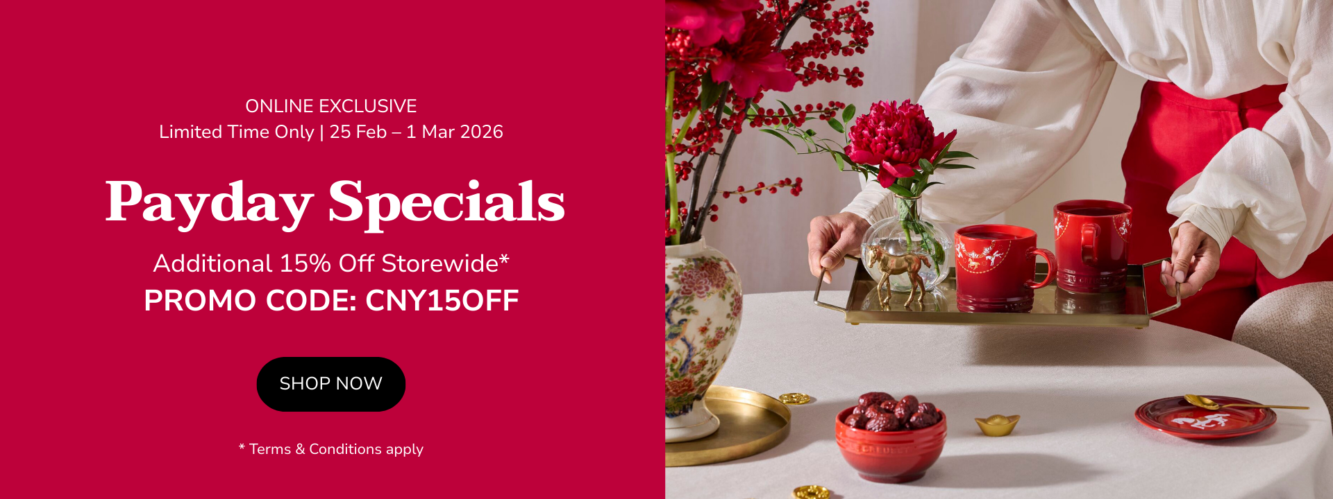 Le Creuset Payday Specials